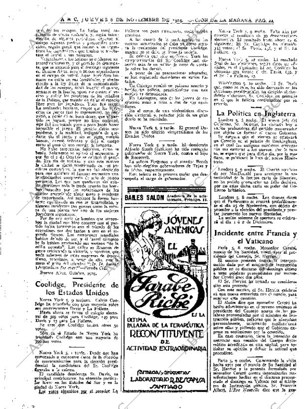 ABC MADRID 06-11-1924 página 22