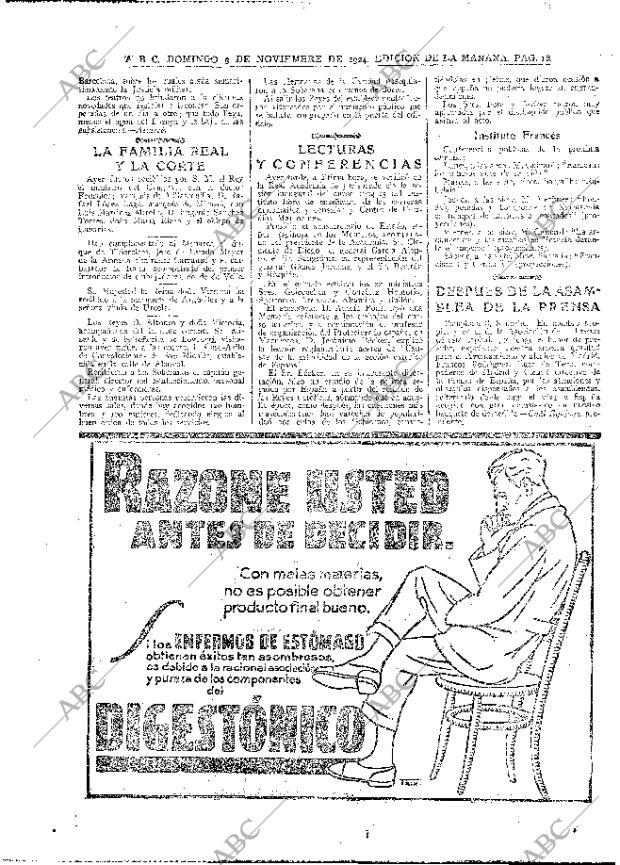 ABC MADRID 09-11-1924 página 18