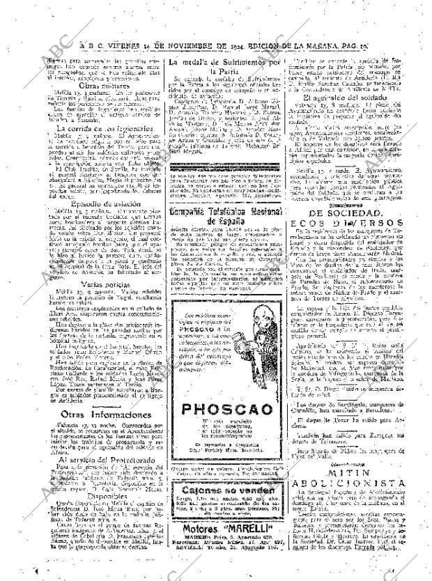 ABC MADRID 14-11-1924 página 10