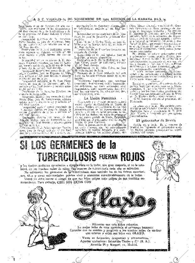 ABC MADRID 14-11-1924 página 14