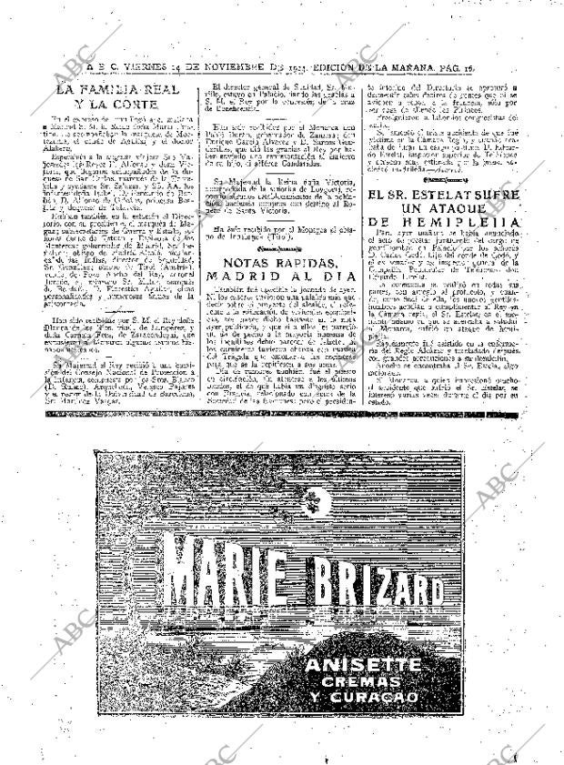 ABC MADRID 14-11-1924 página 16