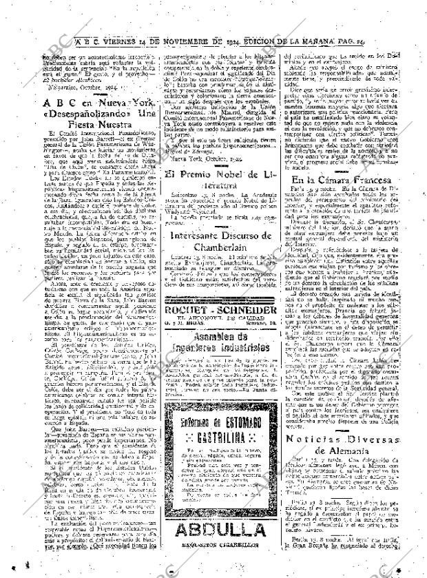 ABC MADRID 14-11-1924 página 24