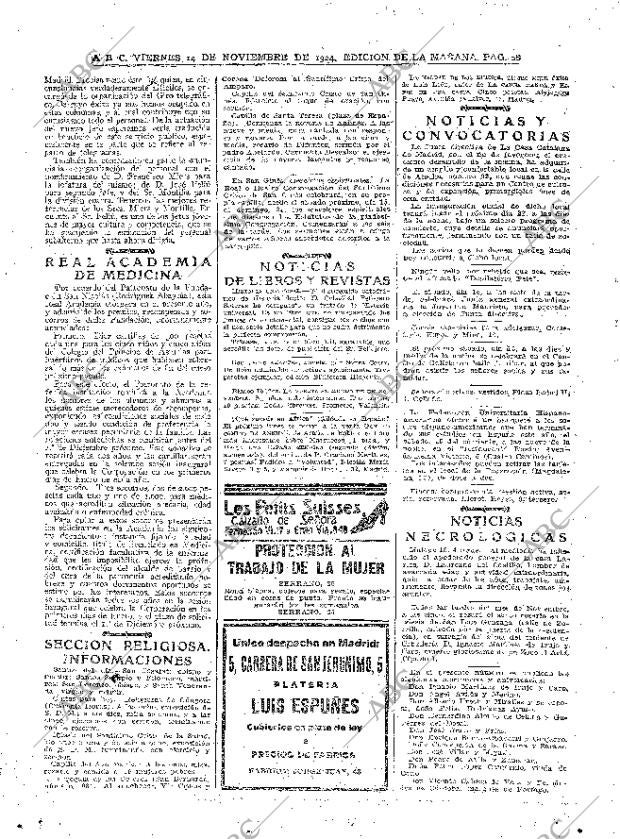 ABC MADRID 14-11-1924 página 28