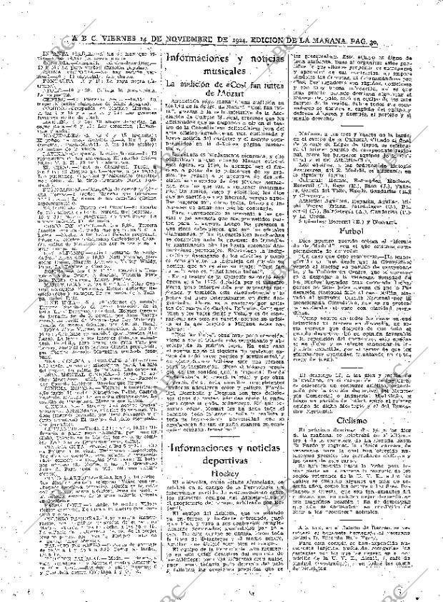 ABC MADRID 14-11-1924 página 30