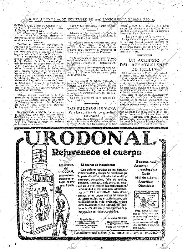 ABC MADRID 20-11-1924 página 20