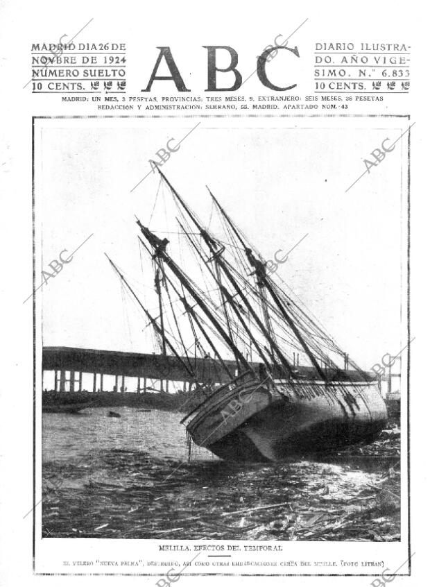 ABC MADRID 26-11-1924 página 1