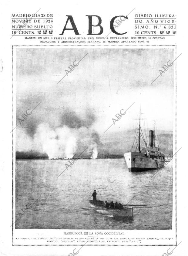 ABC MADRID 28-11-1924 página 1