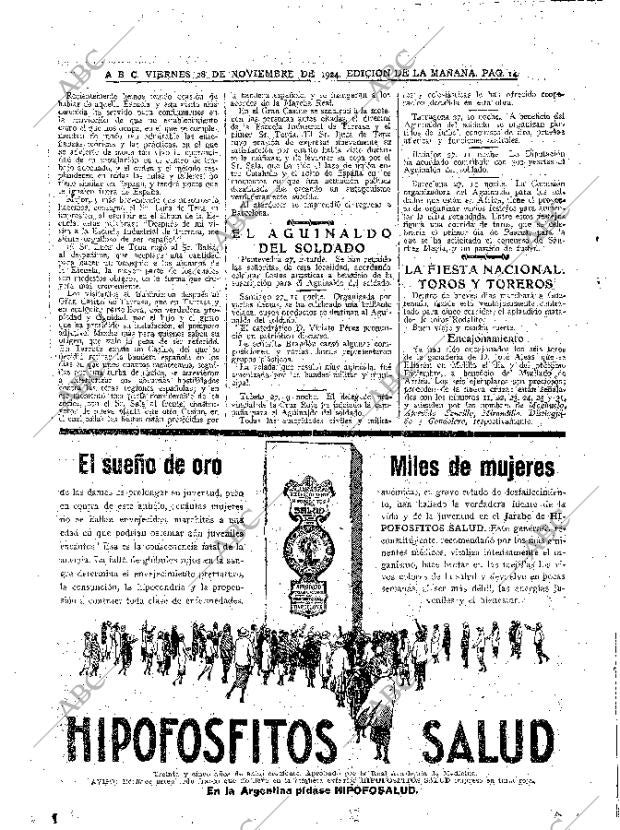 ABC MADRID 28-11-1924 página 14