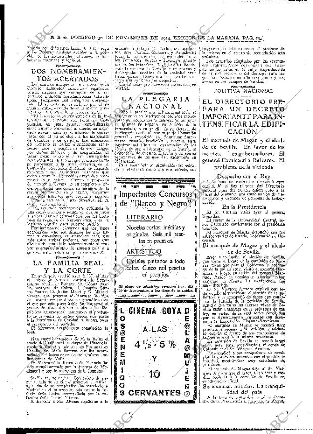 ABC MADRID 30-11-1924 página 17