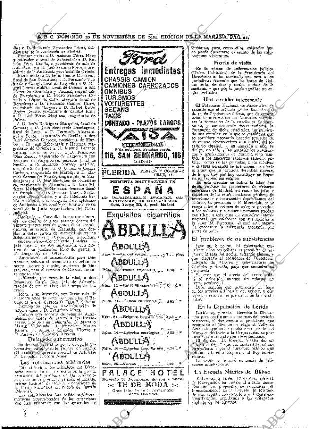 ABC MADRID 30-11-1924 página 21