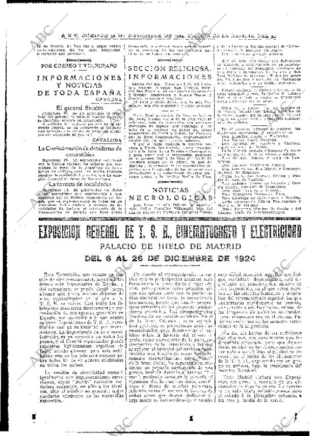 ABC MADRID 30-11-1924 página 30