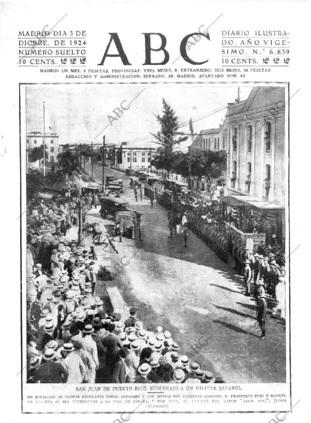 ABC MADRID 03-12-1924 página 1