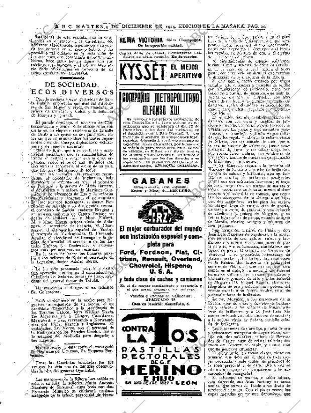 ABC MADRID 09-12-1924 página 20