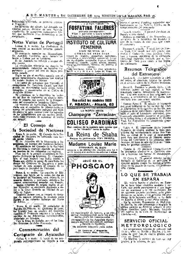 ABC MADRID 09-12-1924 página 26