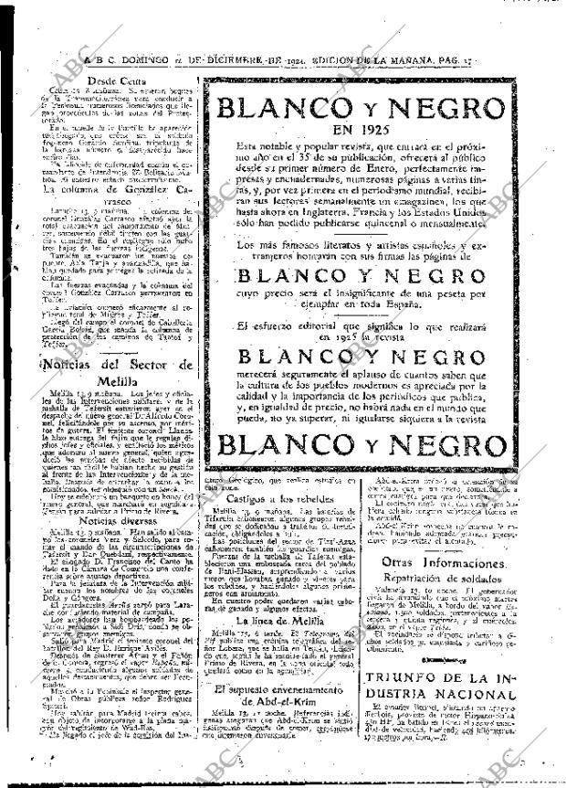 ABC MADRID 14-12-1924 página 17