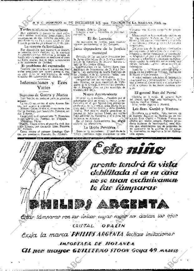 ABC MADRID 14-12-1924 página 24