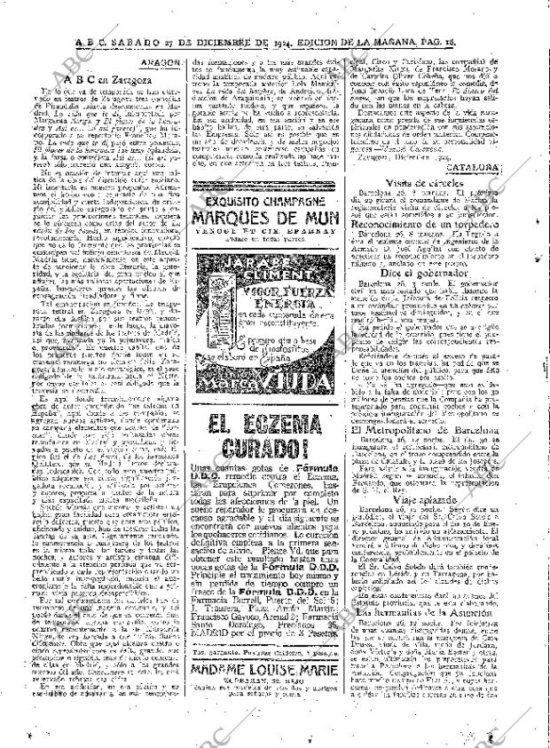 ABC MADRID 27-12-1924 página 16