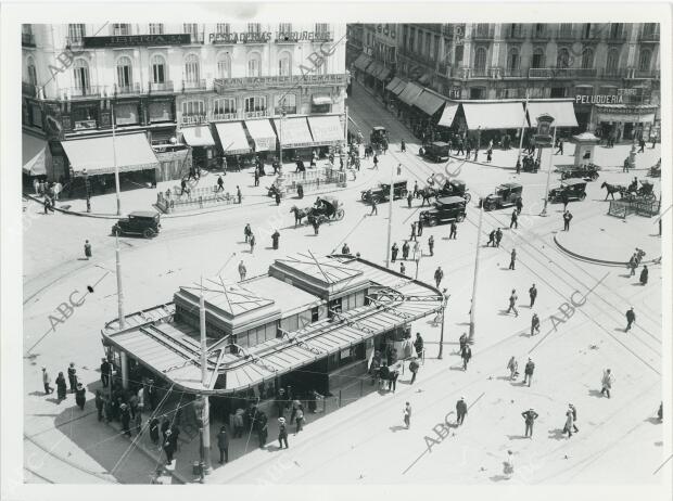Una interesante vista aérea de la Puerta del Sol