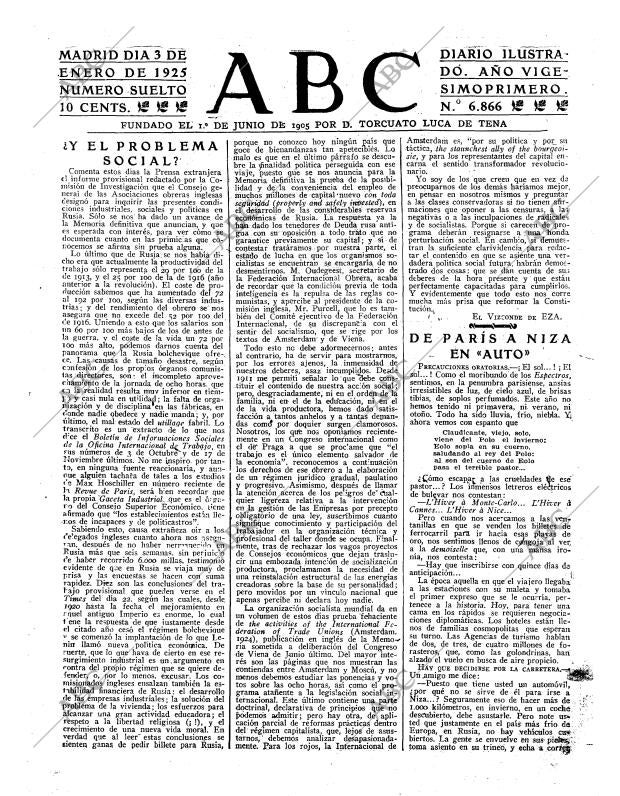 ABC MADRID 03-01-1925 página 3