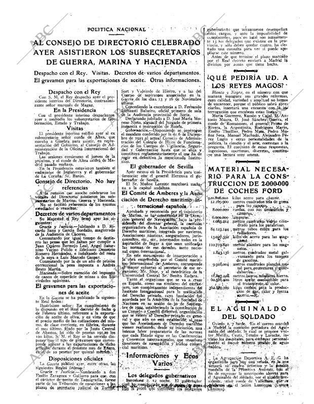 ABC MADRID 03-01-1925 página 9