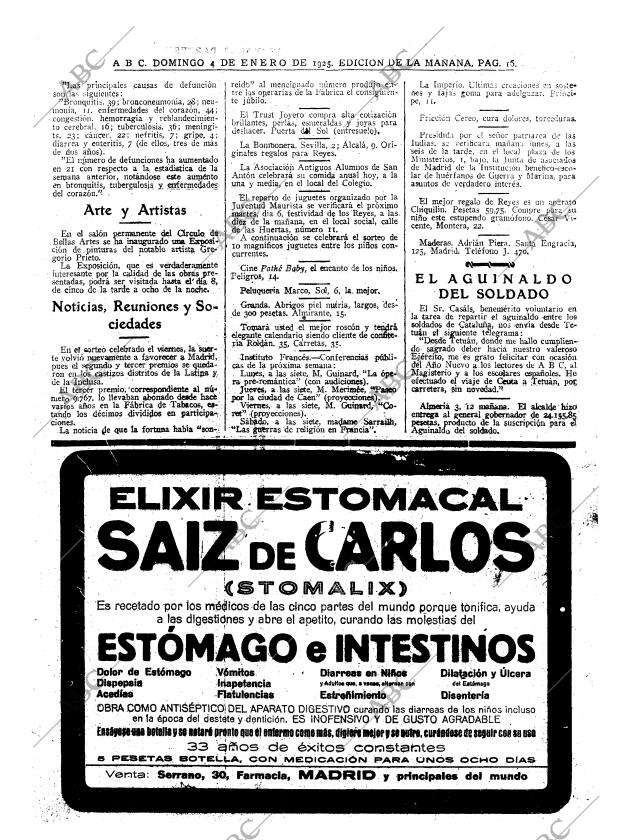 ABC MADRID 04-01-1925 página 16