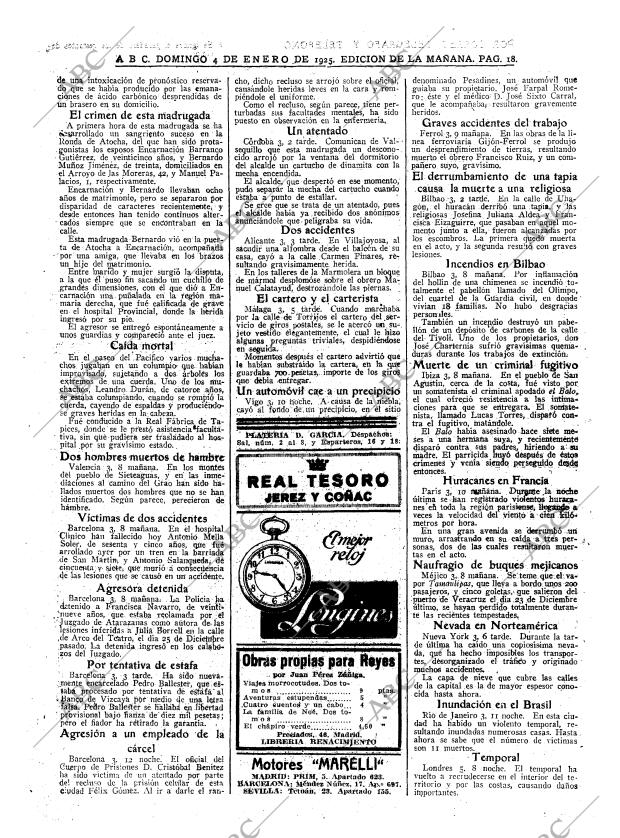 ABC MADRID 04-01-1925 página 18