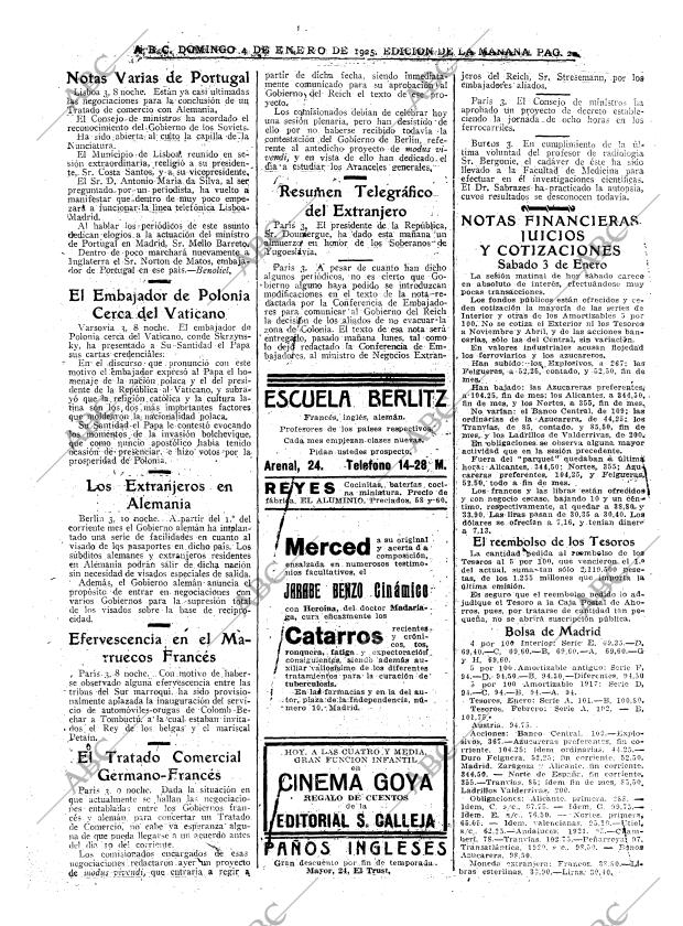 ABC MADRID 04-01-1925 página 22
