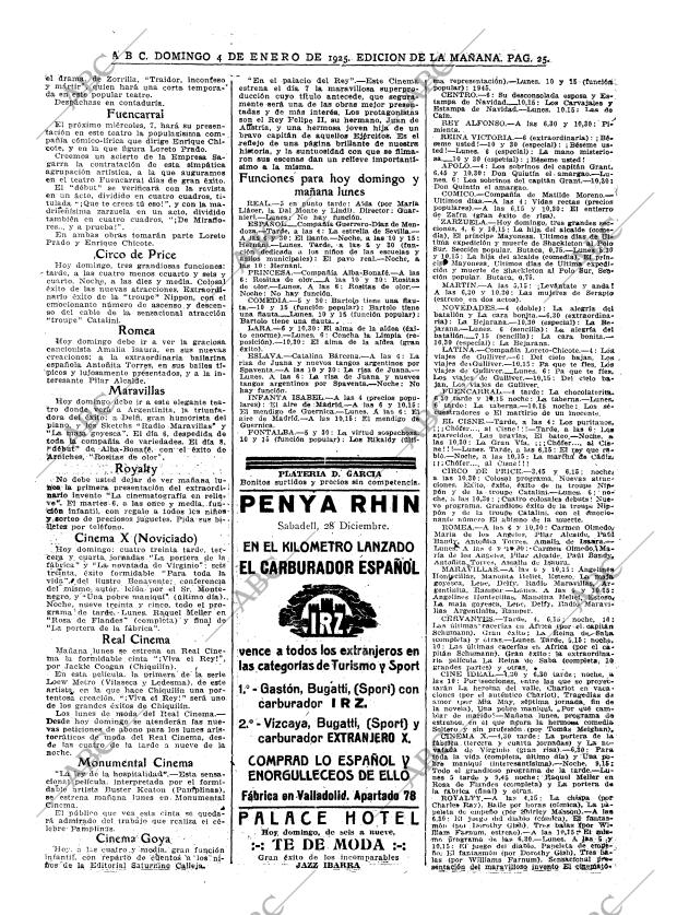 ABC MADRID 04-01-1925 página 25