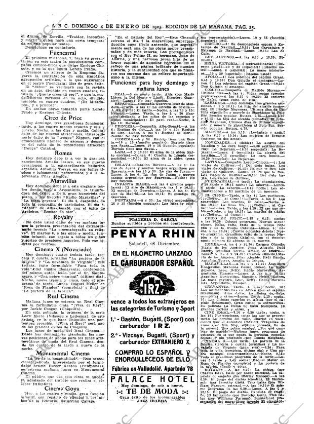 ABC MADRID 04-01-1925 página 25