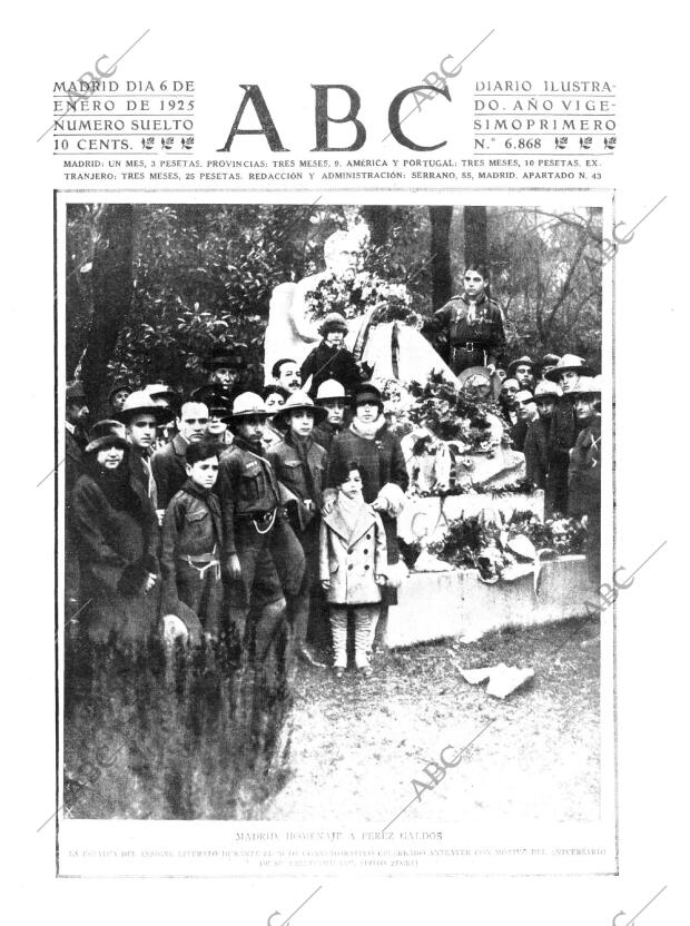 ABC MADRID 06-01-1925 página 1