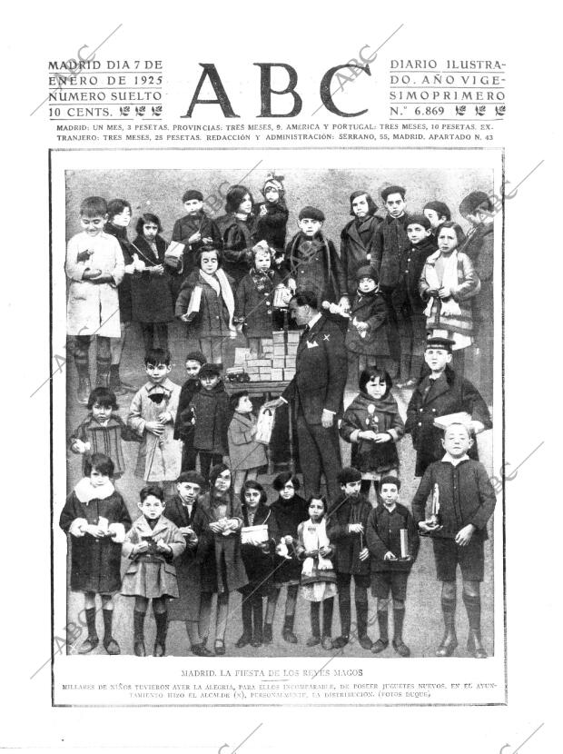 ABC MADRID 07-01-1925 página 1