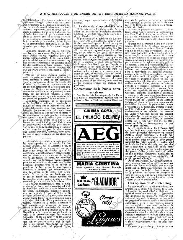 ABC MADRID 07-01-1925 página 18