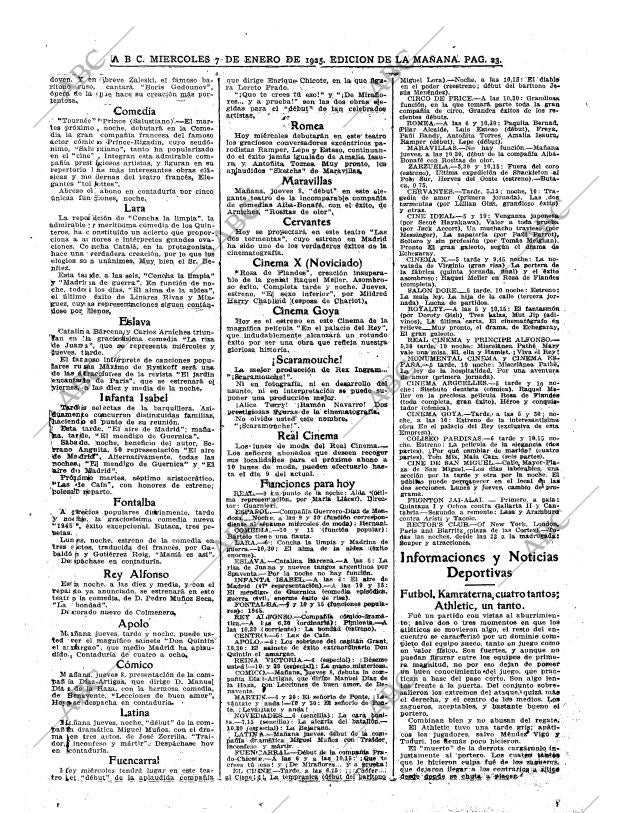 ABC MADRID 07-01-1925 página 23
