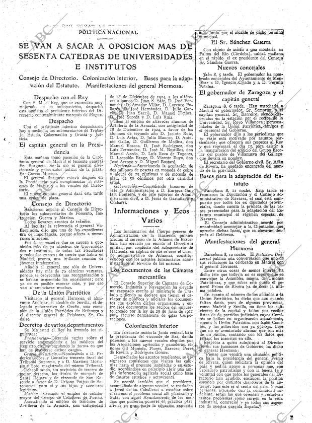 ABC MADRID 09-01-1925 página 11