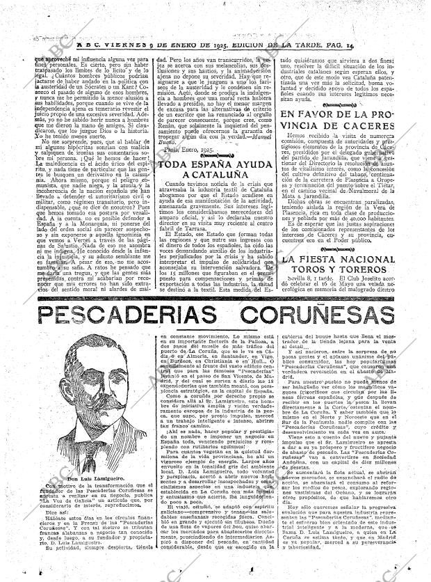 ABC MADRID 09-01-1925 página 14