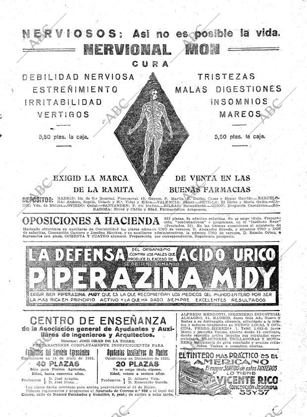 ABC MADRID 09-01-1925 página 29