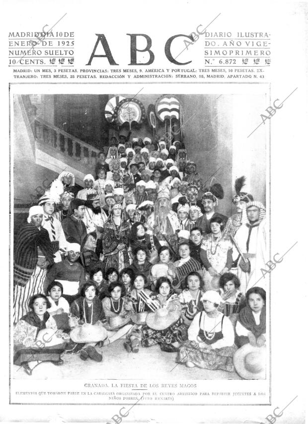 ABC MADRID 10-01-1925 página 1