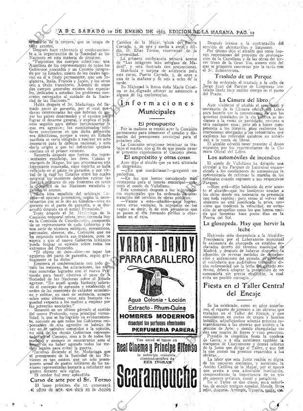 ABC MADRID 10-01-1925 página 12