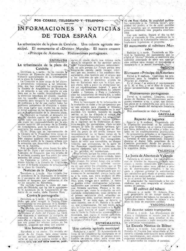 ABC MADRID 10-01-1925 página 16