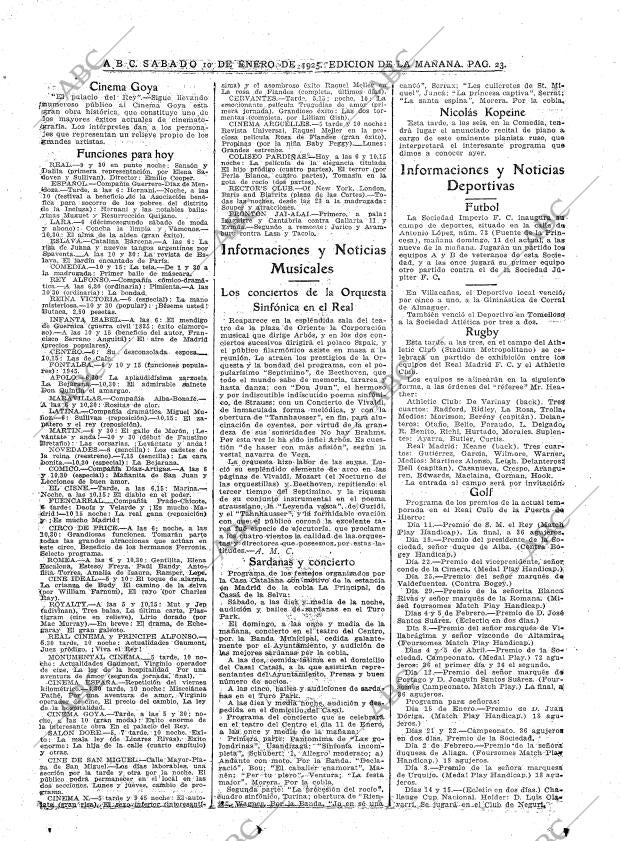 ABC MADRID 10-01-1925 página 23