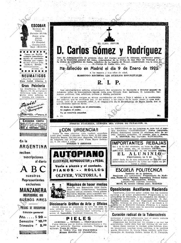 ABC MADRID 10-01-1925 página 28