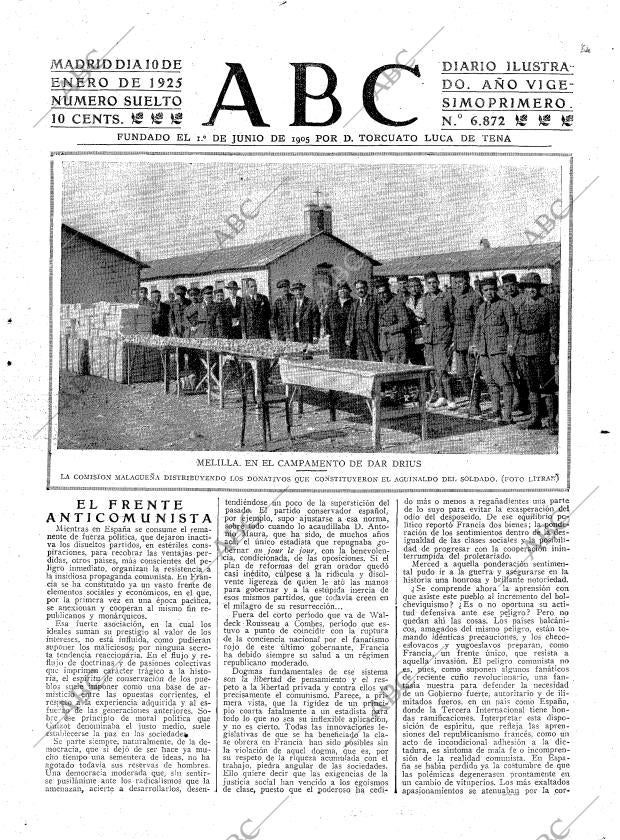 ABC MADRID 10-01-1925 página 3