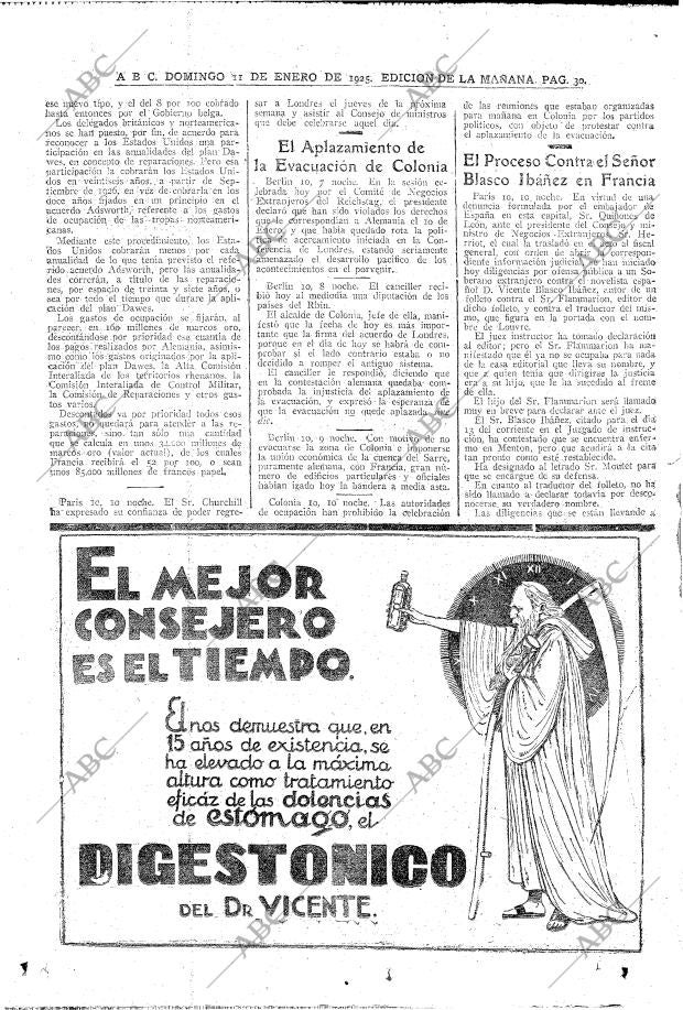 ABC MADRID 11-01-1925 página 30