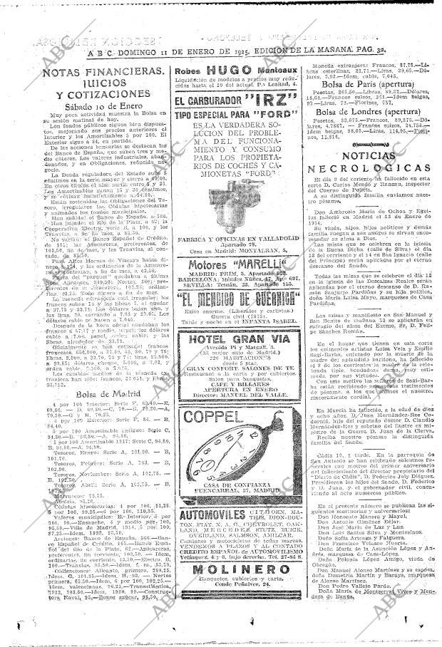 ABC MADRID 11-01-1925 página 32