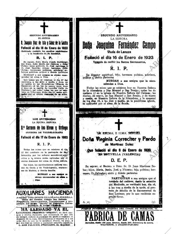 ABC MADRID 16-01-1925 página 34