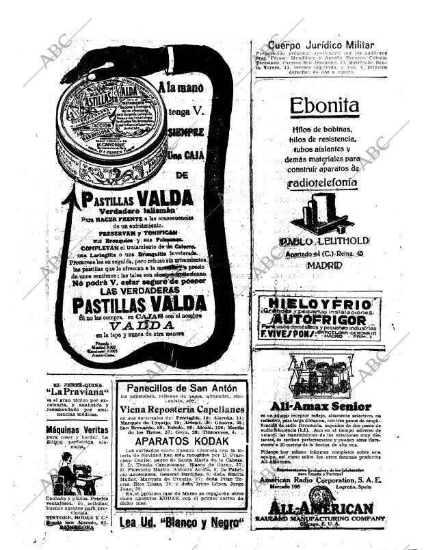 ABC MADRID 16-01-1925 página 38