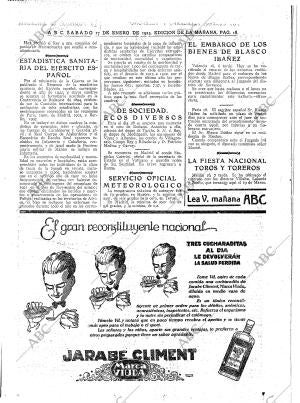 ABC MADRID 17-01-1925 página 16