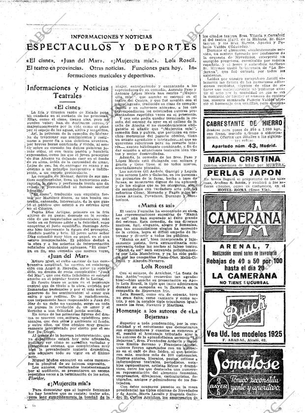 ABC MADRID 17-01-1925 página 26