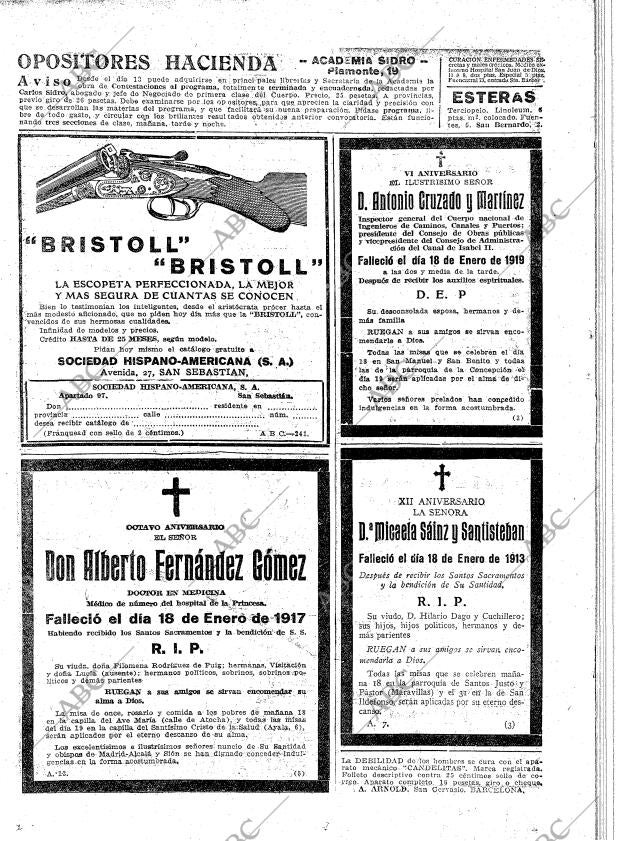 ABC MADRID 17-01-1925 página 32