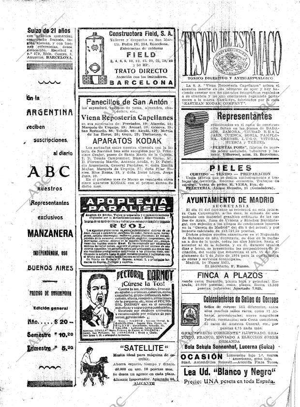 ABC MADRID 17-01-1925 página 38